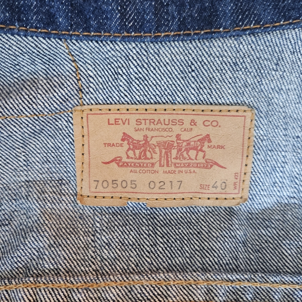 Levi's Blue Denim Jacket Classic Style
